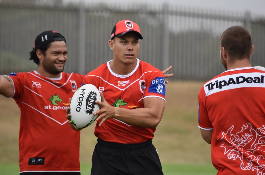 STARTING AFRESH: Dragons signing Tyrell Fuimaono is looking to breathe new life into a career stalled by injury. Picture: Dragons Media