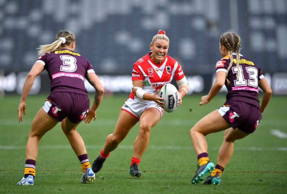 CENTRE STAGE: Keeley Davis and the NRLW's other stars will satisfy a fresh appetite for footy next year. Picture: NRL Imagery
