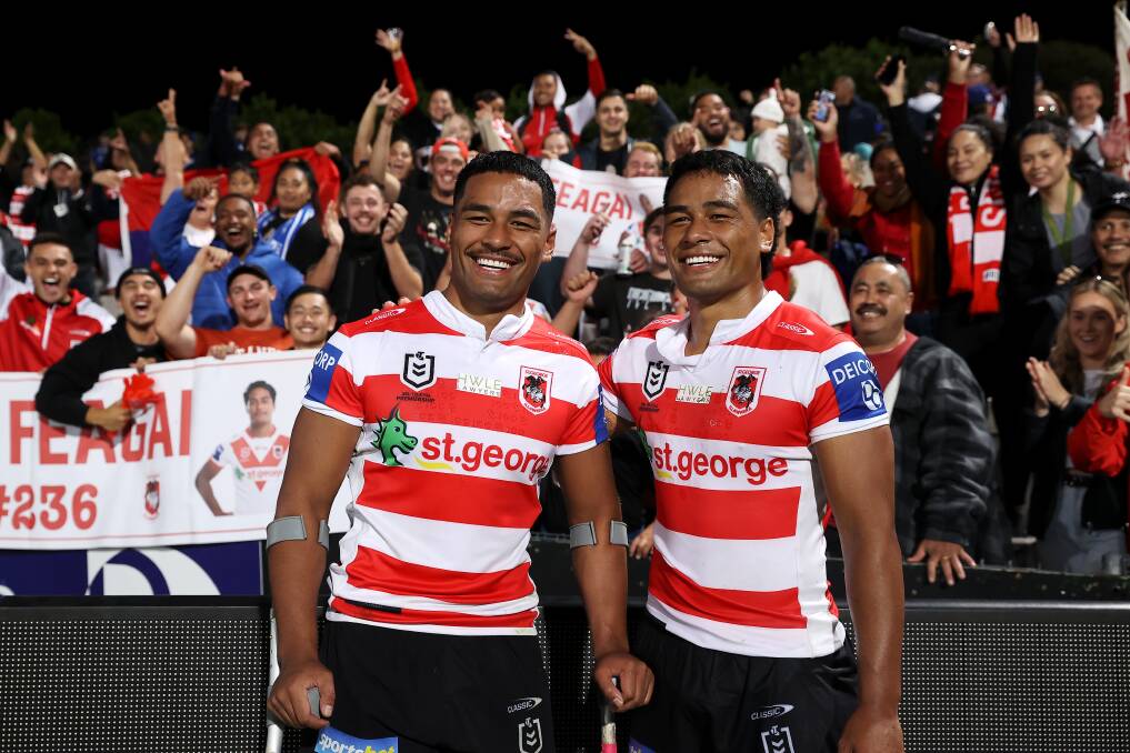 Mat and Max Feagai were highly-touted coming through the Steelers ranks. Picture NRL Imagery