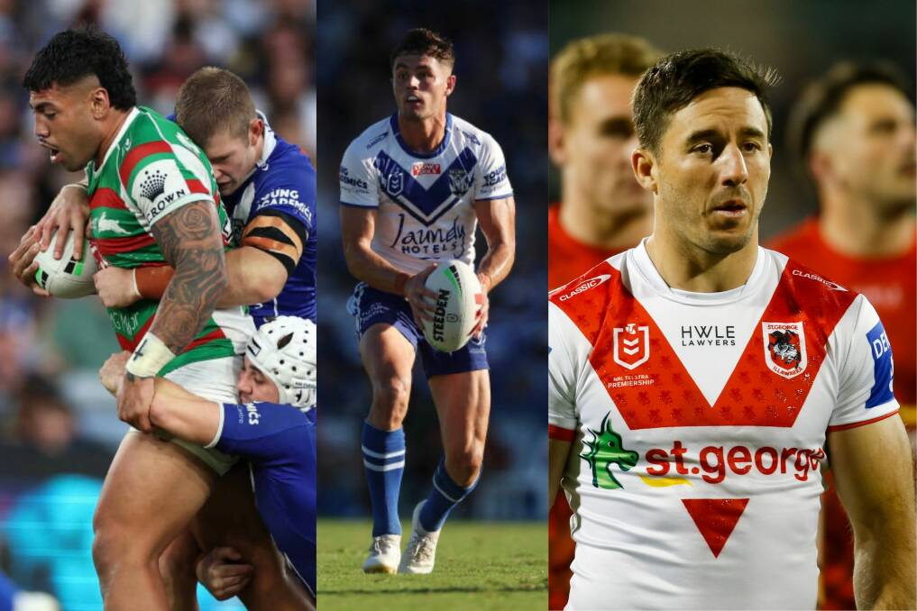 Hame Sele (left) and Kyle Flanagan (centre) will arrive ahead of 2024, but the biggest question at the Dragons surrounds Ben Hunt. 