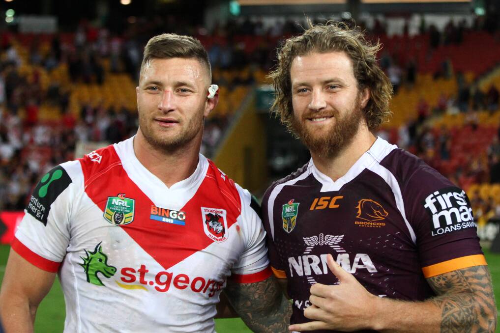Tariq and Korbin Sims will link for the second time with the Dragons next year. 