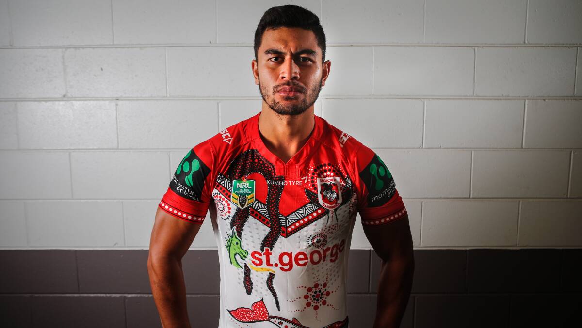 BACKING: The Rugby League Players' Association has lashed the Dragons over their standing down of Tim Lafai (pictured) and teammate Siliva Havili. Picture: Adam McLean