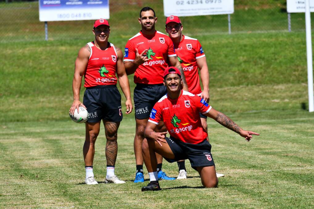 SECOND HOME: The Dragons carried most of their pre-Christmas training at UOW, which will be the site of a new $50 million training base for the club. Picture: Dragons Media