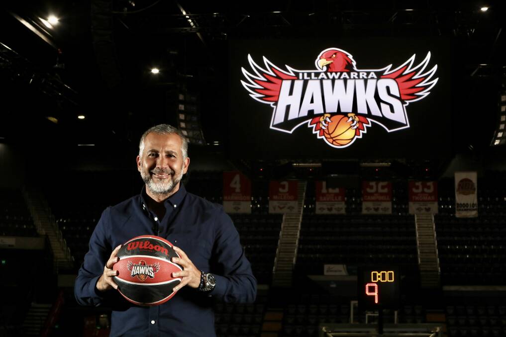 RESTORED: Hawks co-owner Dorry Kordahi welcomes back the Illawarra Hawks. Picture: Adam McLean