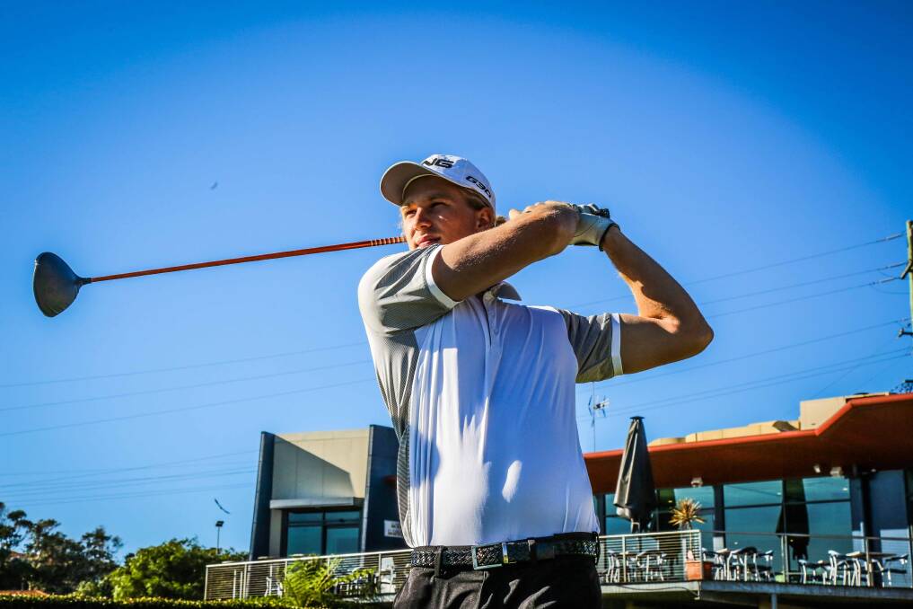 LOOK TO THE FUTURE: Rising Illawarra golf star Travis Smyth. Picture: Georgia Matts