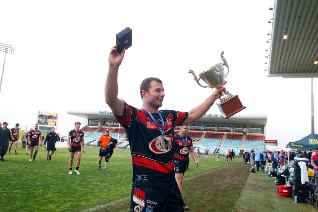 Collegians skipper Blake Phillips is the best winner of the current Illawarra Rugby League era. Picture by Anna Warr