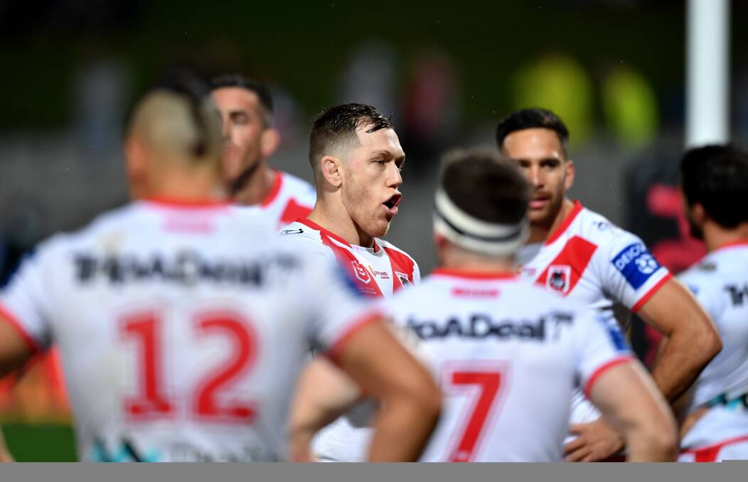 STRAIGHT TALK: Dragons skipper Cam McInnes says a new coach won't change much if the players aren't accountable. Picture: NRL Imagery
