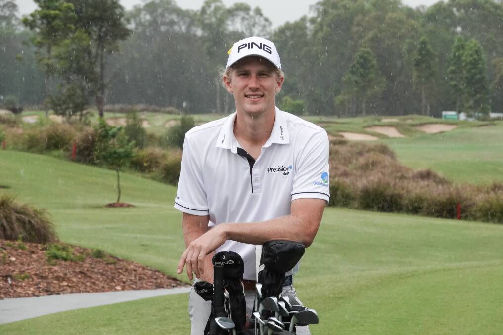 BACK AGAIN: Shellharbour golfer Travis Smyth will return to the NSW Open on Thursday 12 months after debuting at Twin Creeks. Picture: Golf NSW