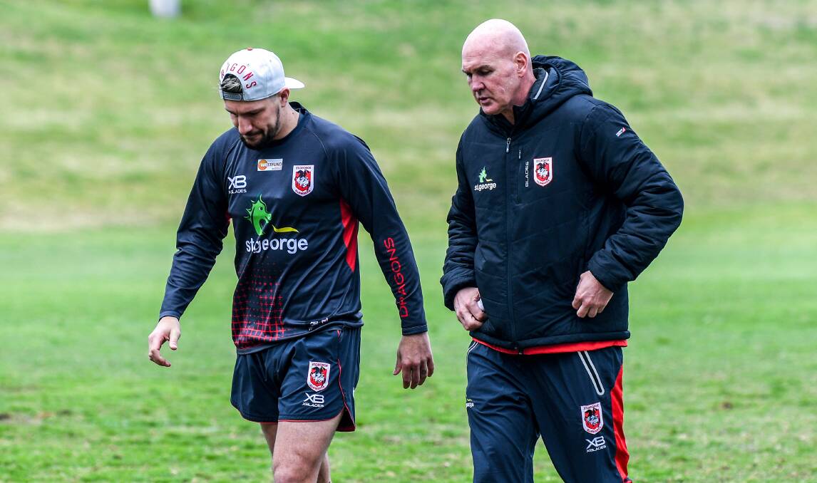 SAME PAGE: Gareth Widdop and Paul McGregor are committed to 2019. Picture: Adam McLean