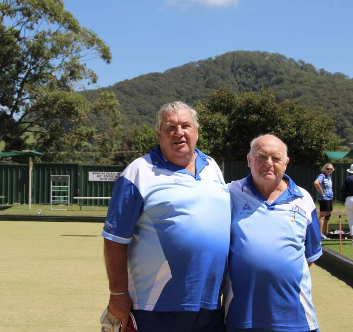 Champs: Neil Unicomb and John Jacka claimed the Major Pairs title at Shoalhaven Heads for 2021.