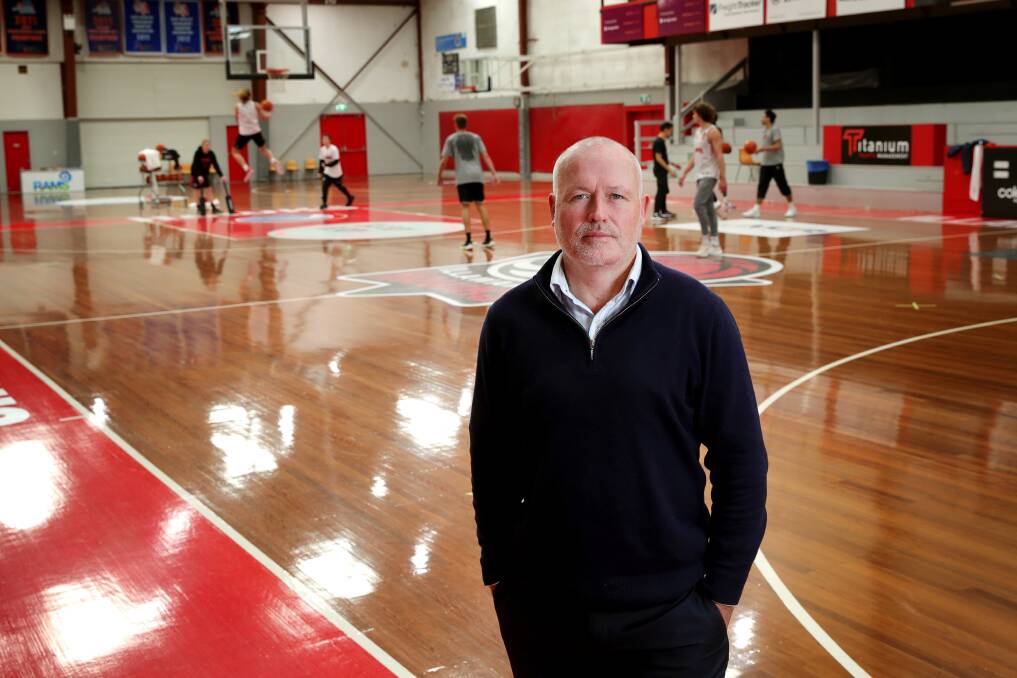 Illawarra Hawks CEO Stu Taggart at the Snakepit. Picture by Sylvia Liber