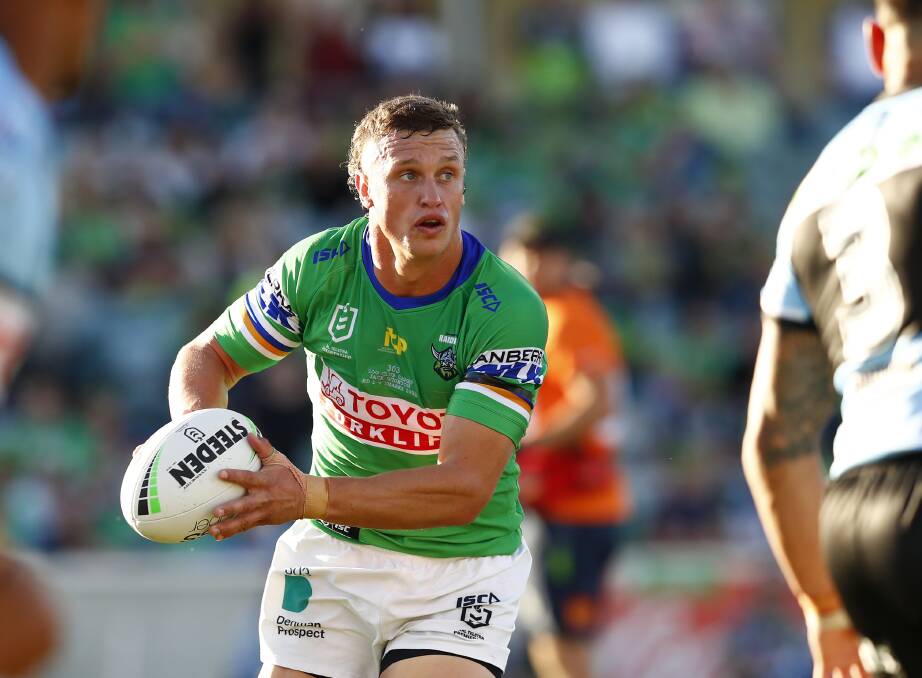 KEY MAN: Jack Wighton can push his claims for a Blues recall against the Dragons on Sunday. Picture: Keegan Carroll