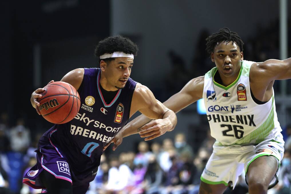 GONE: The Breakers have cut Tai Webster (left) over his anti-vaccination stance that will prevent him traveling across states for NBL games. Picture: Getty Images