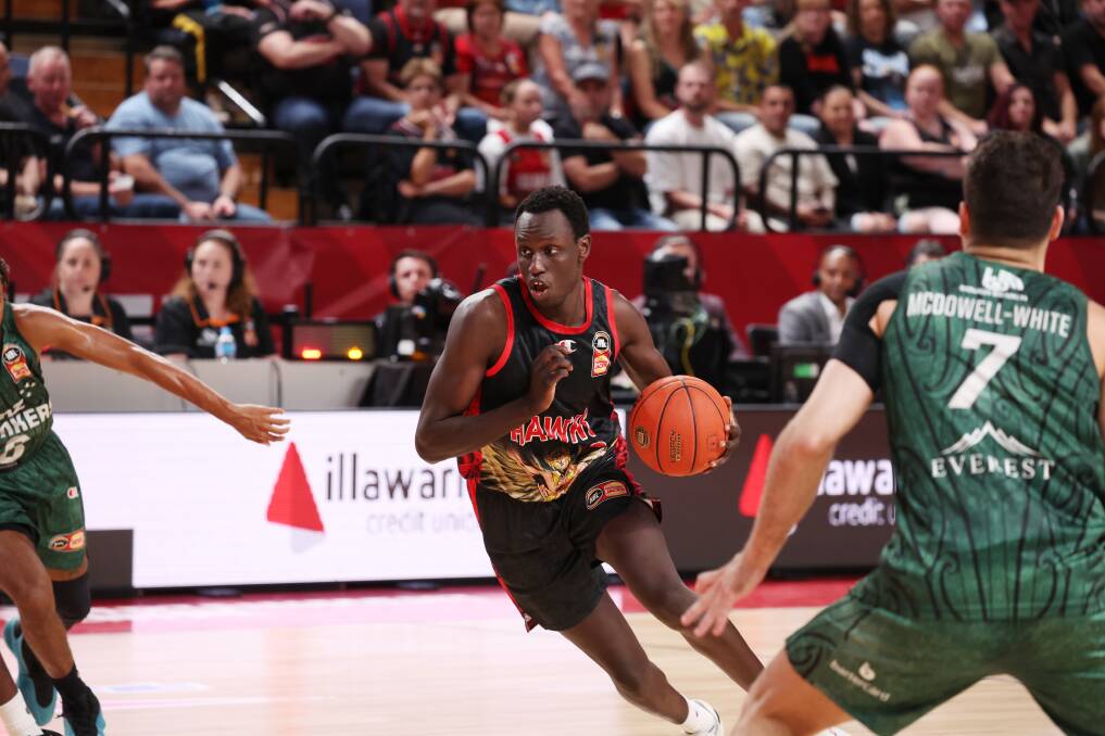 Wani Swaka Lo Buluk has signed a new multi-year deal with the Hawks. Picture by Anna Warr