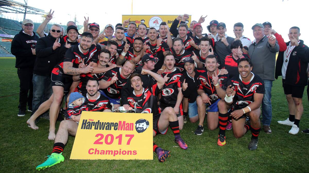 Collegians prevailed 22-14 over Dapto in Sunday's Illawarra Rugby League grand final. Pictures: Robert Peet