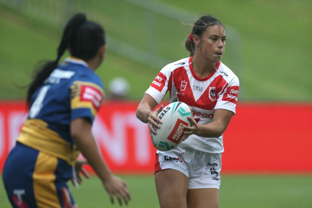 GRIT: Taliah Fuimaono has emerged as an NRLW star barely two years after surgeons suggested she pull the pin on her career. Picture: Wesley Lonergan