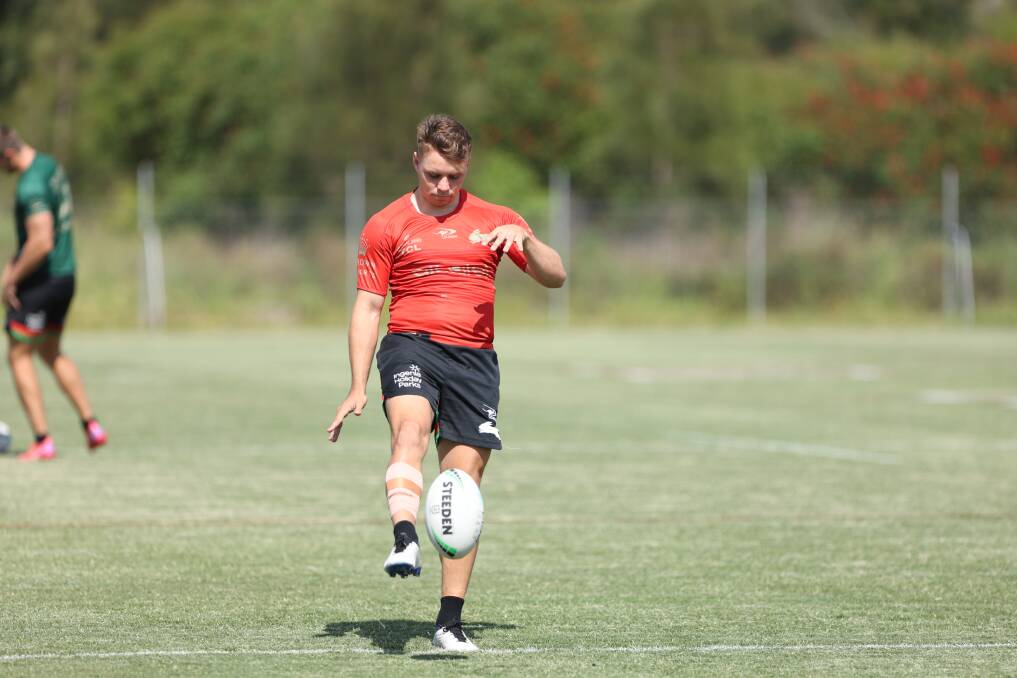 BIG JUMP: Blake Taaffe will play a grand final in just his eighth first grade game. Picture: Rabbitohs Media