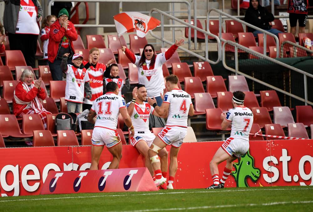 BIG SCHEDULE: The Dragons will host three of four preliminary finalists' in Wollongong next season. Picture: NRL Imagery