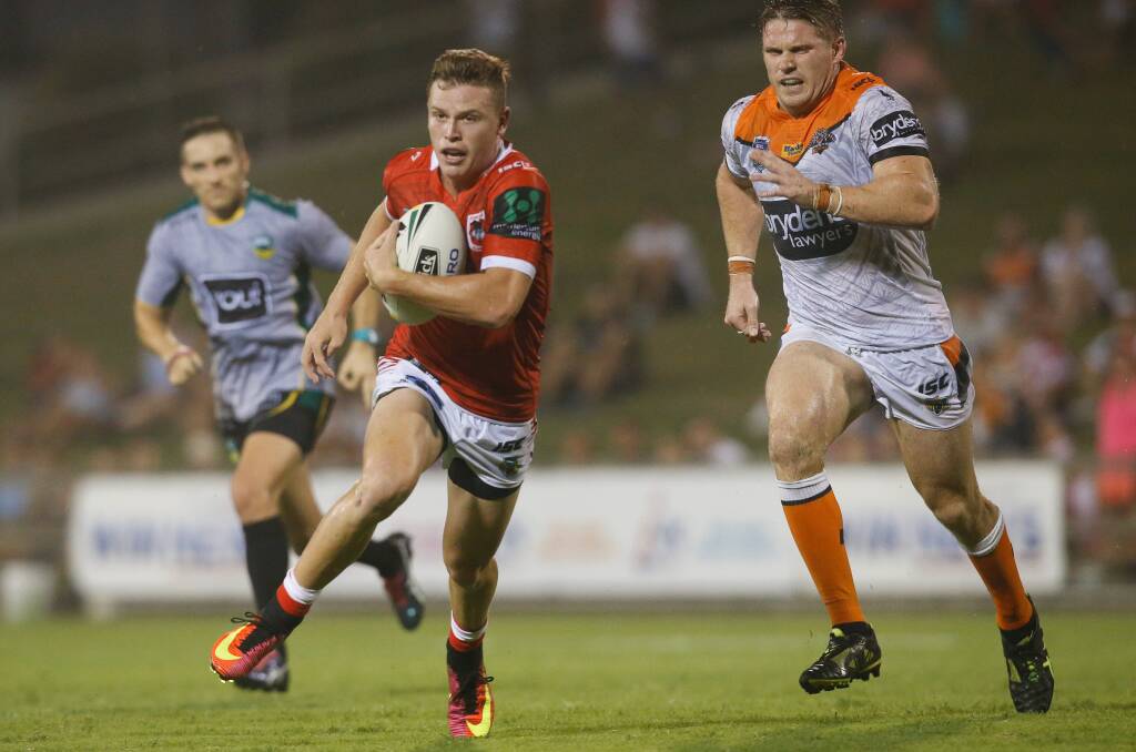IN CONTENTION: Jai Field remains a contender for the Dragons vacant No.7 with Paul McGregor to review his side's trial performances before round one. Picture: Adam McLean
