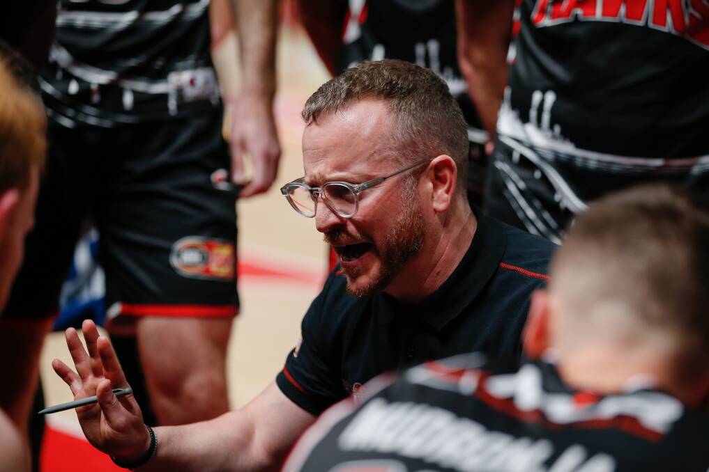 He's endured a tough initiation but Hawks coach Jacob Jackomas deserves more than nine games to show his worth as a head coach. Picture by Adam McLean