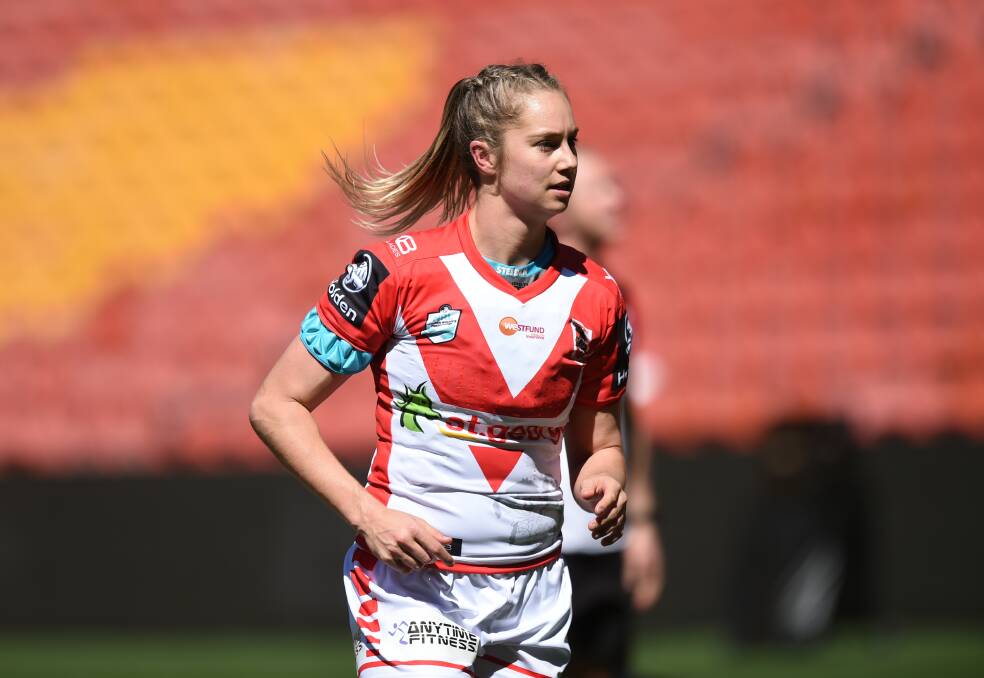 GO AHEAD: Kezie Apps will once again skipper the Dragons with the NRLW now set to kickoff in November. Picture: NRL Imagery