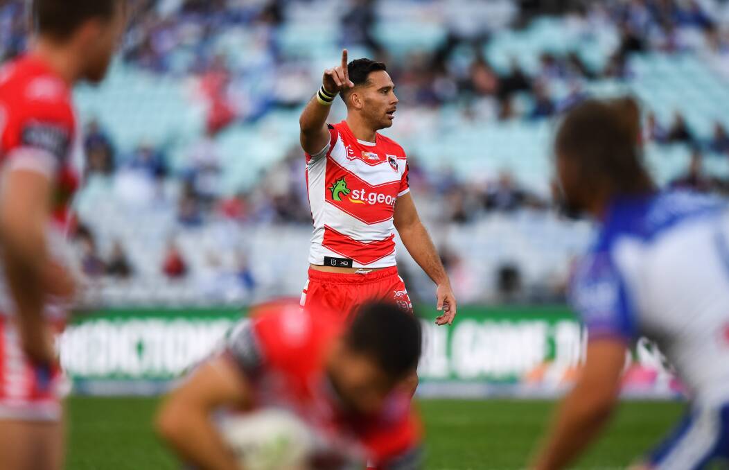 GO-TO: Corey Norman's time in Wollongong had run its course, but he was inevitably the player the Dragons went to in tight games the past three seasons. Picture: NRL Imagery