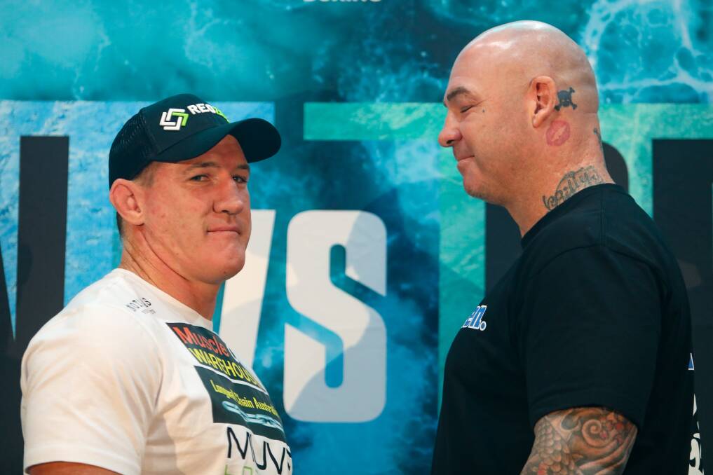 NOT IMPRESSED: Power yes, but Paul Gallen is unfazed by Lucas Browne's boxing ability. Picture: Adam McLean