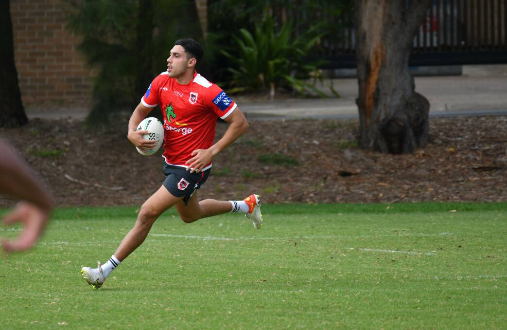 FREE AND EASY: Tyrell Sloan in full flight. Picture: Dragons Media
