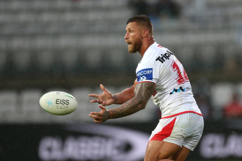 KEY MAN: Dragons coach Anthony Griffin is hoping to have Tariq Sims on deck for Friday's clash with Manly following Origin III. Picture: Geoff Jones