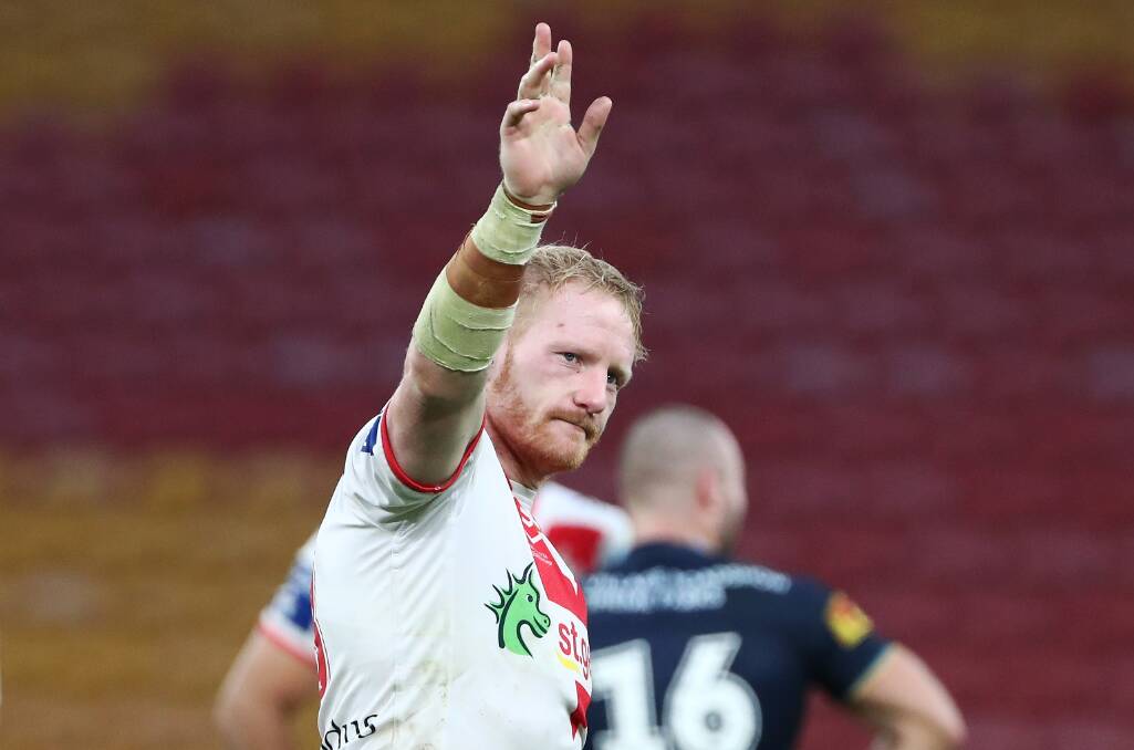FAREWELL: Departing Dragon James Graham. Picture: NRL Imagery