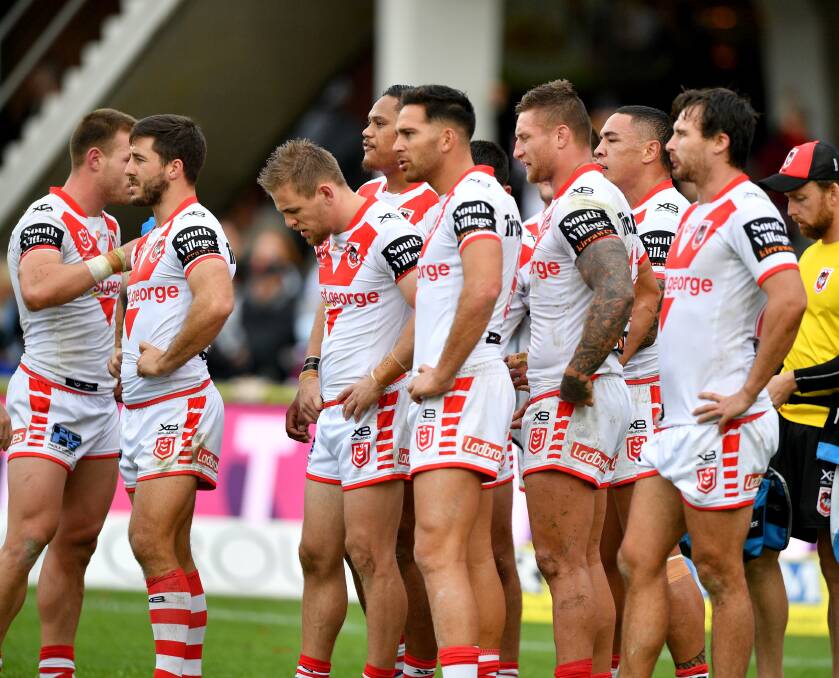 CRUNCH TIME: "A loss to the Cowboys at home on Friday and you can almost put a line through the Dragons finals hopes." Picture: NRL Photos