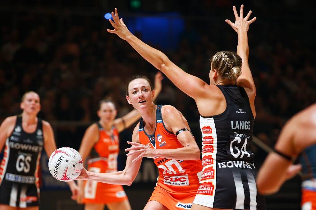 STRONG FORM: Giants defender Bec Bulley has made a strong return to elite netball after coming out of retirement this season. Picture: Getty Images