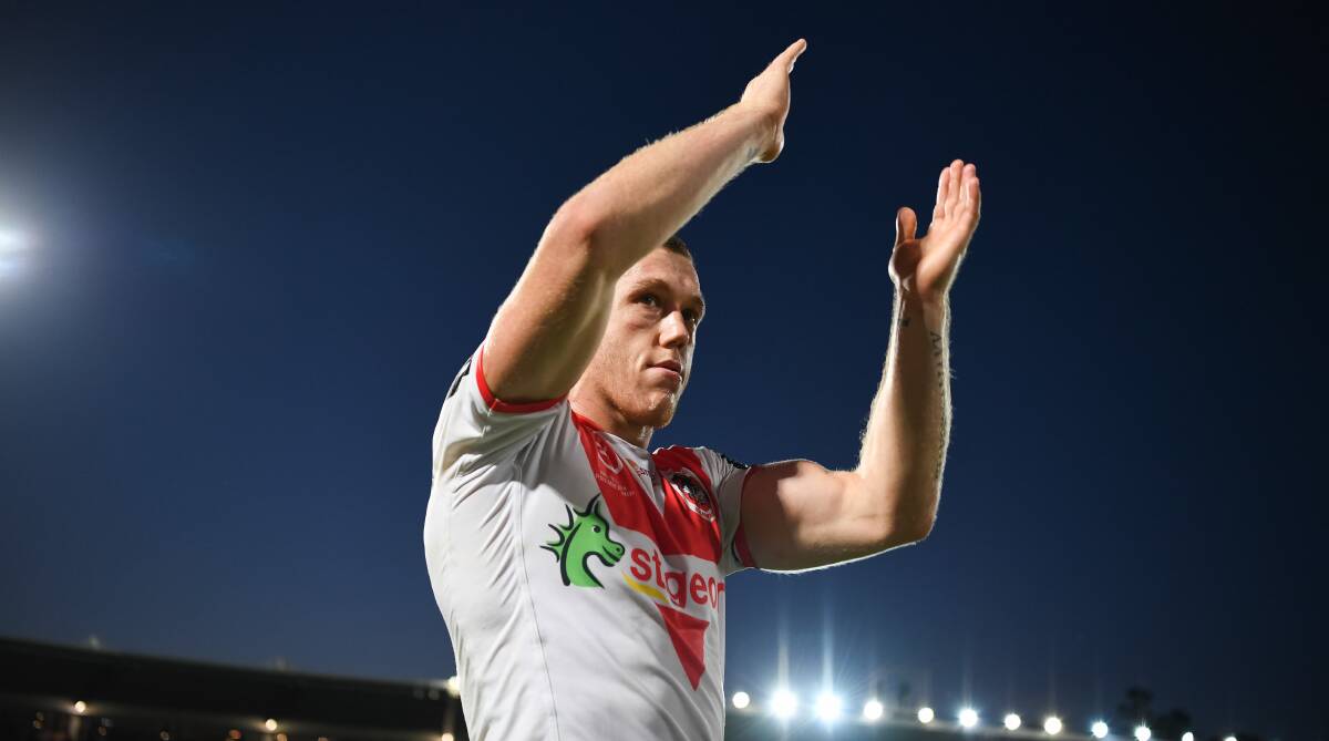 PLAYER OF THE YEAR: Dragons warhorse Cam McInnes. Picture: NRL Photos