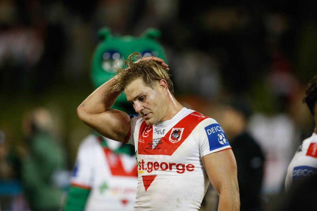 Jack de Belin has been hit with a grade two dangerous contact charge for the tackle that saw him sin-binned on Saturday night. Picture by Sylvia Liber. 