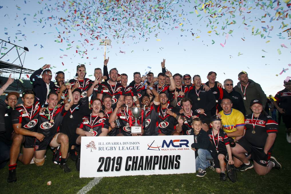 BEEN A WHILE: The llawarra Rugby League hasn't crowned a first grade champion since Collegians claimed the 2019 title. Eight teams will be vying for the flag in 2022. Picture: Anna Warr