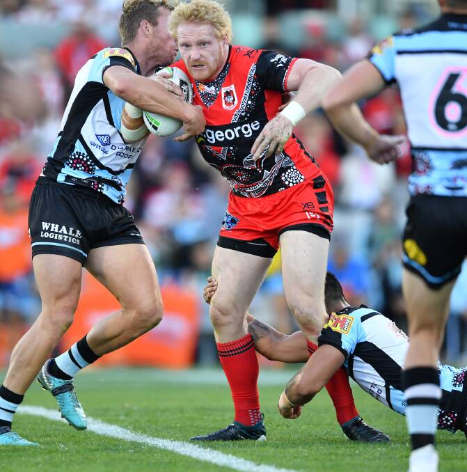 James Graham is facing an unfamiliar long lay-off. Picture: NRL Photos