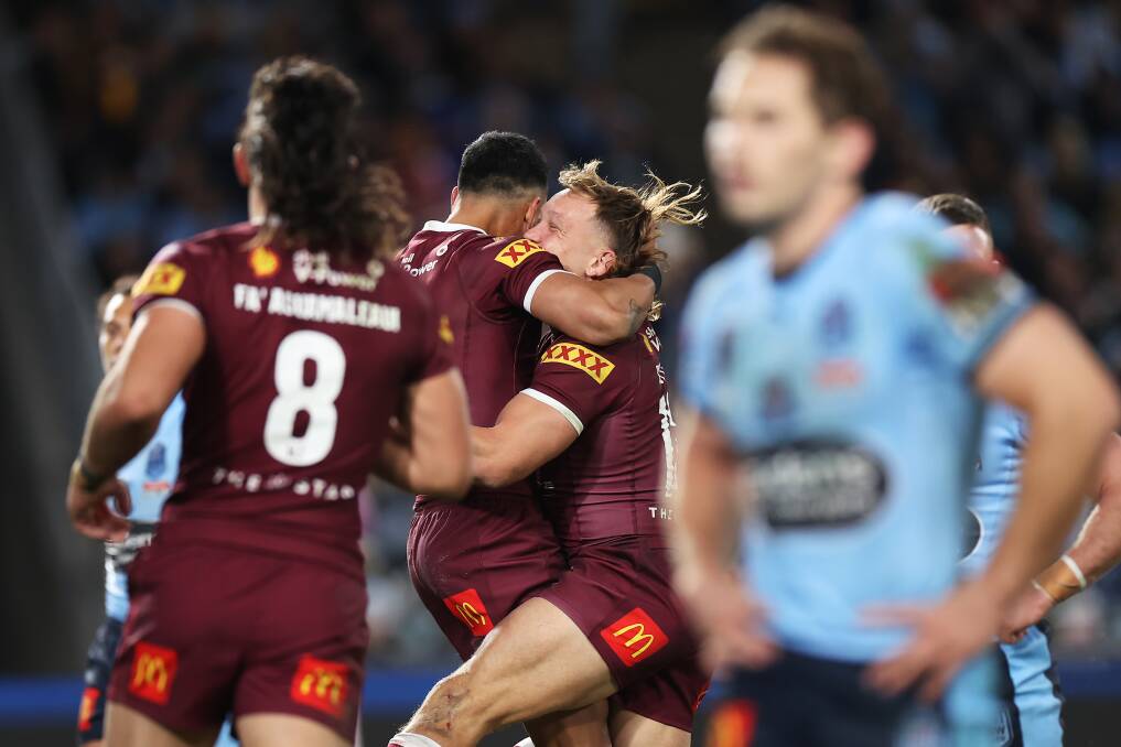 EPIC: Queensland outlasted NSW 16-10 in an Origin I thriller on Wednesday. Picture: Getty Images