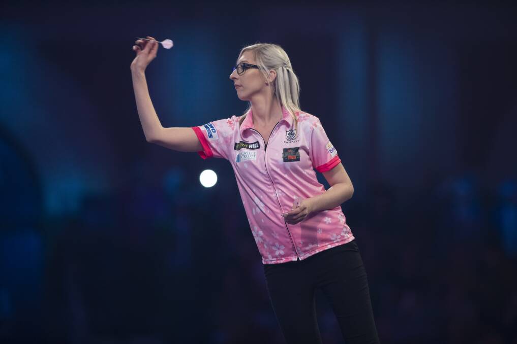 TRAILBLAZER: Darts' newest star Fallon Sherrock in action at the PDC World Championships. Picture: PDC