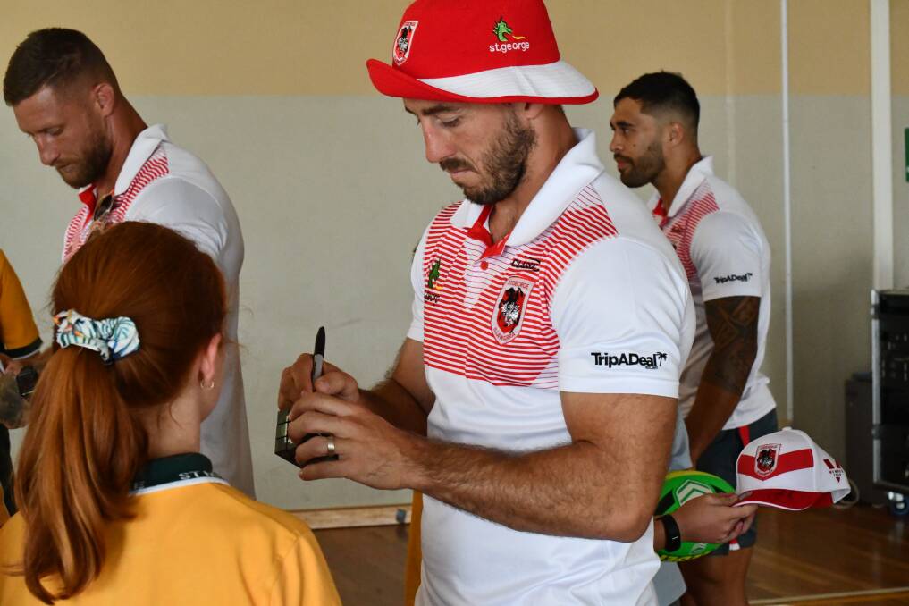 IN DEMAND: Ben Hunt will skipper the Dragons for the first time in Saturday's Charity Shield clash with Souths. Picture: Dragons Media