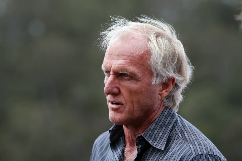 GIVING BACK: Golfing great Greg Norman hopes his new Huntley project can bring through the next generation. Picture: Sylvia Liber