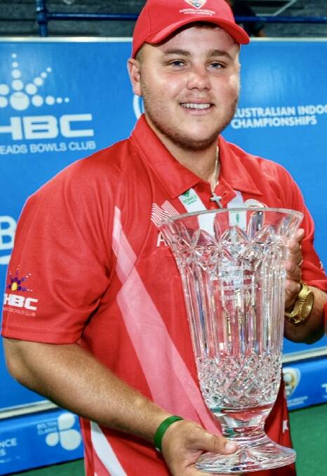 Star: Aaron Teys will defend his Australian Indoor title