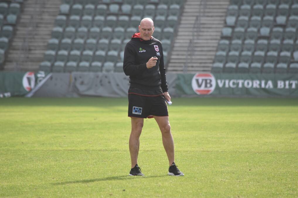 ALMOST THERE: Dragons coach Paul McGregor has shaken up his selection approach ahead of Saturday's clash with the Warriors. Picture: Dragons Media