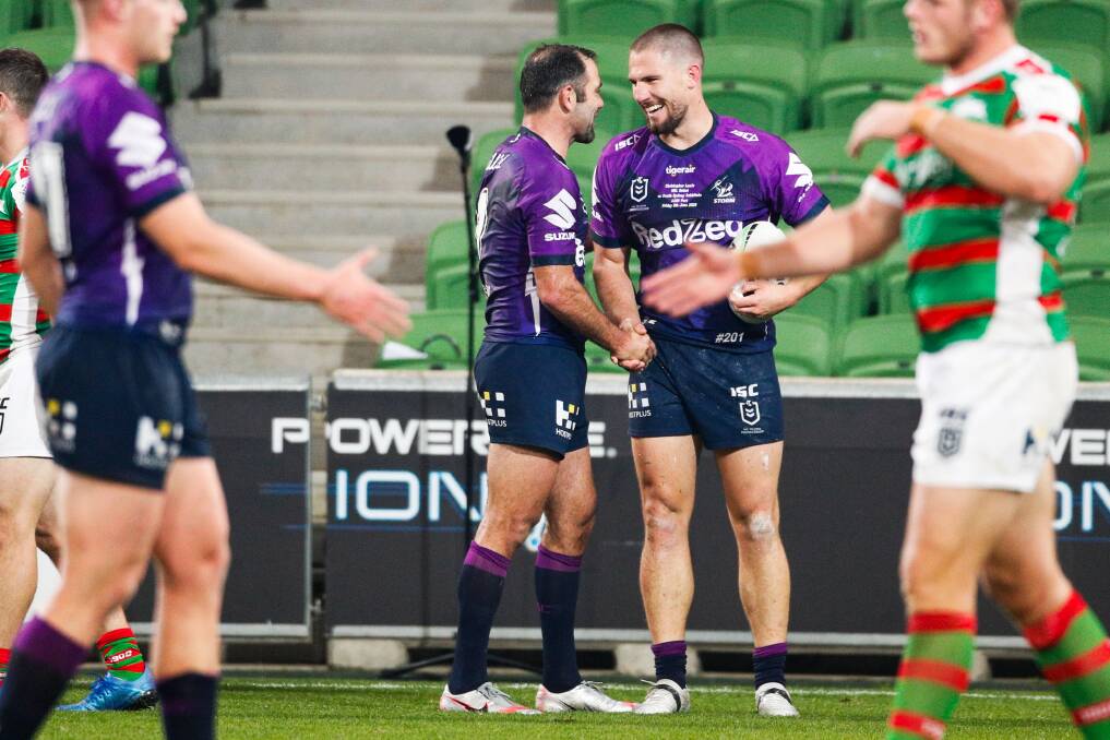 FAITH: "If a guy like and Cameron Smith thinks I'm up to it than I must be up to it." Picture: NRL Imagery.