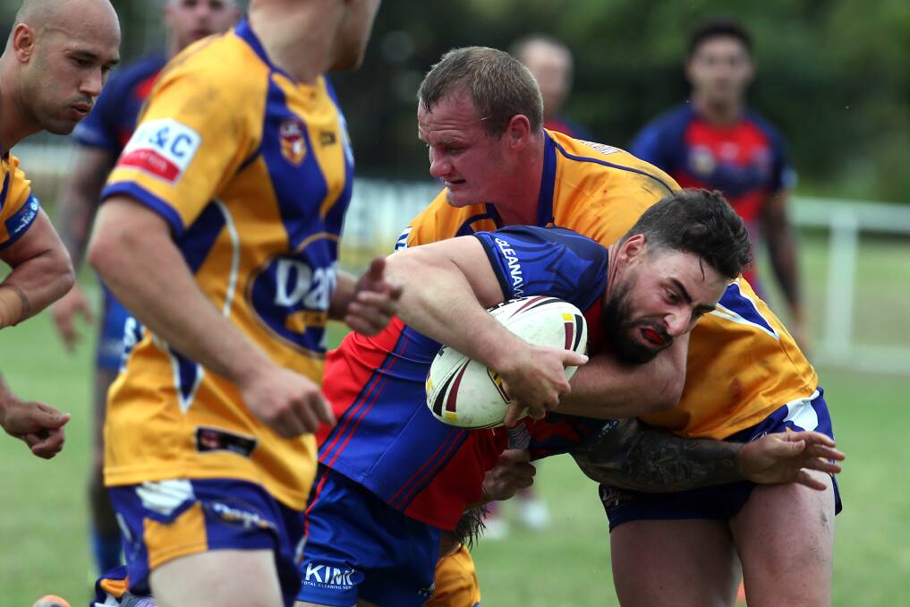WARY: Dapto prop Matt Handcock is expecting the Butchers to be out for revenge when they meet at Thirroul on Saturday. Picture: Adam McLean