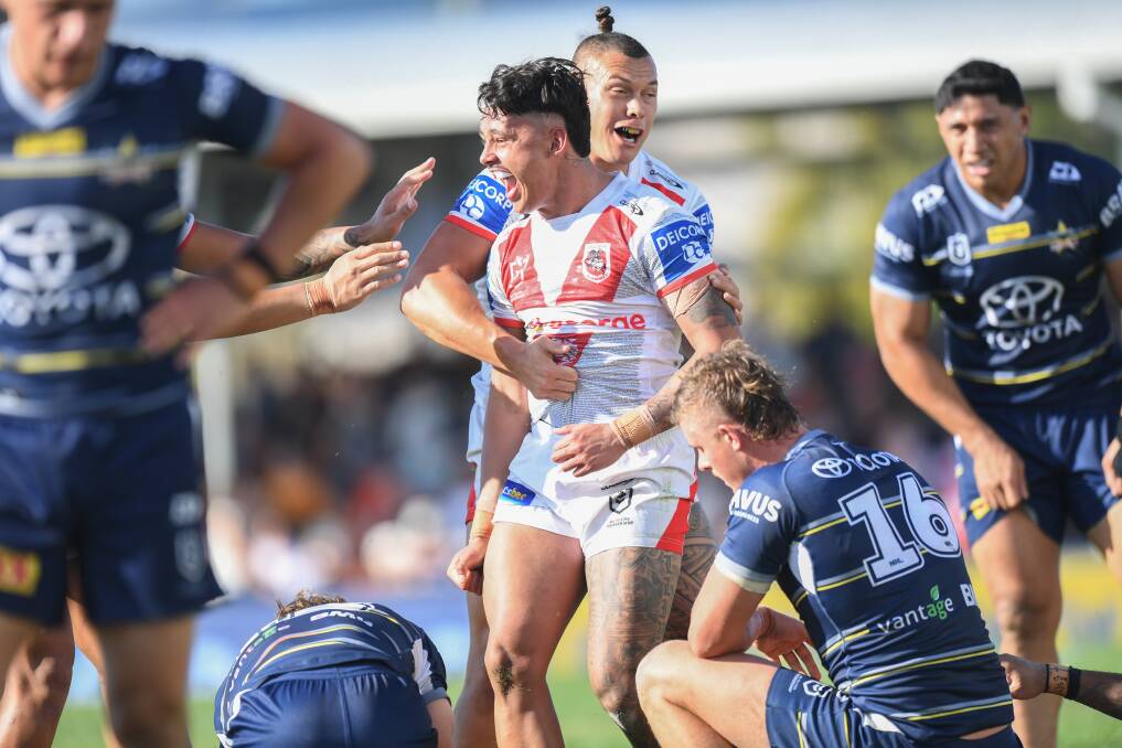 CIRCLING: St George Illawarra will have a fight on their hands to retain the likes of young-gun Jayden Sullivan. Picture: NRL Imagery