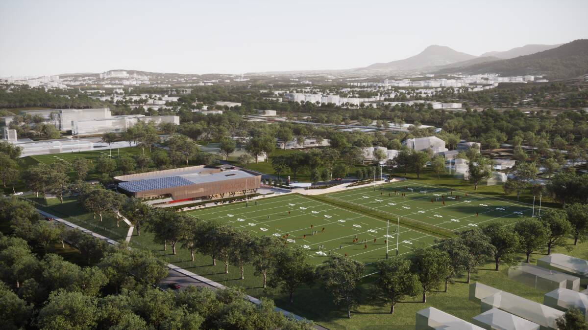 St George Illawarra have lodged a DA for its proposed $50 million 'Community High Performance Centre' at UOW's Innovation Campus. Picture supplied. 