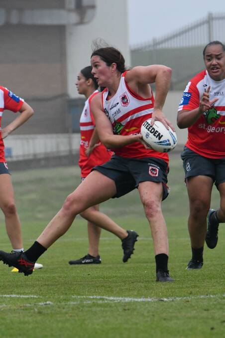 LOCKED IN: Rachel Pearson will wear the No. 7 for the Dragons come round one. Picture: Dragons Media