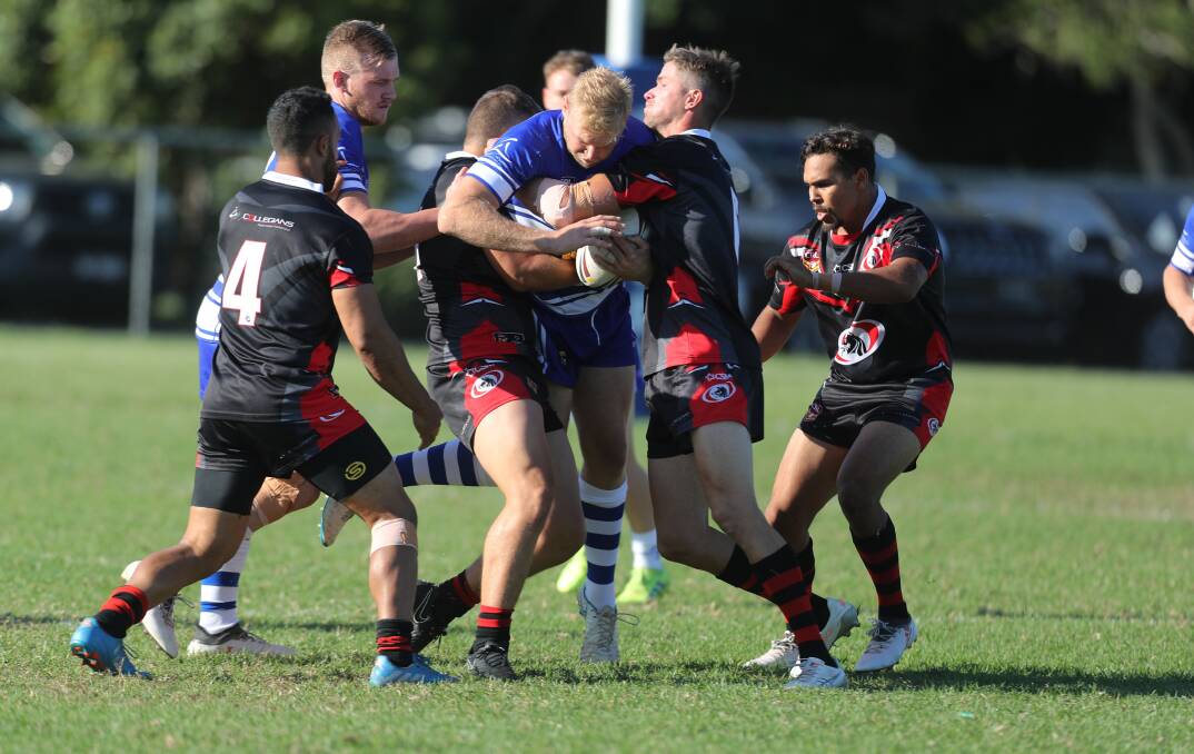 TOUGH STUFF: Damian Sironen says his side took plenty of lessons out of their tense round-one win over Collegians. Picture: Robert Peet