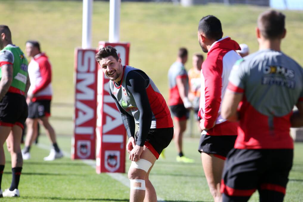 STILL IN IT: Skipper Gareth Widdop says the Dragons have everything to play for over the final four rounds of the competition. Picture: Sylvia Liber