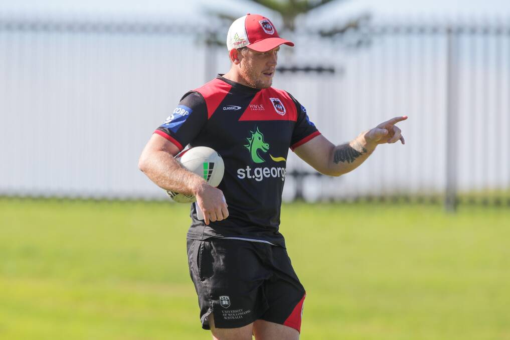 Interim Dragons coach Ryan Carr rejects suggestions he's steering a club in crisis. Picture by Adam McLean
